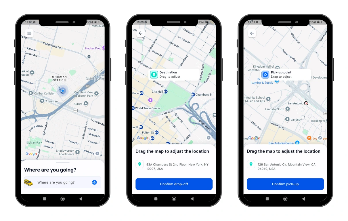 Taksi Çağırma Uygulaması Görseli