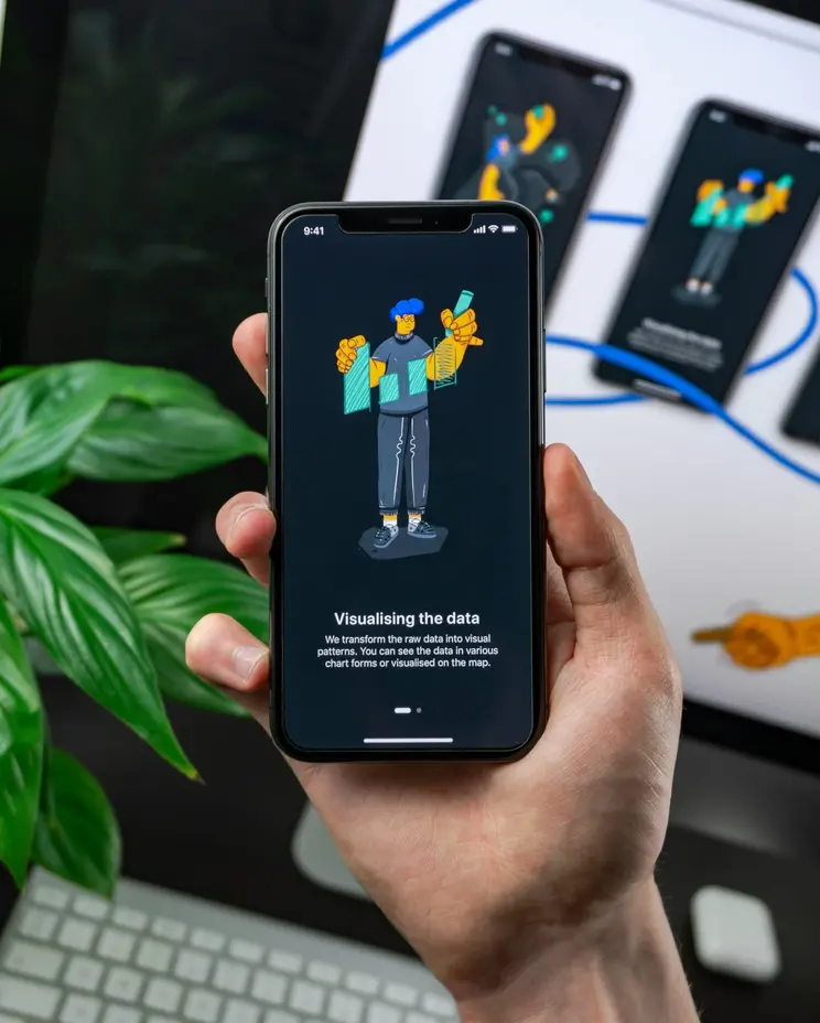 İpek Yazılım tarafından geliştirilen, kullanıcı dostu arayüze ve modern veri görselleştirme grafiklerine sahip profesyonel bir mobil uygulama arayüzü tasarımı.